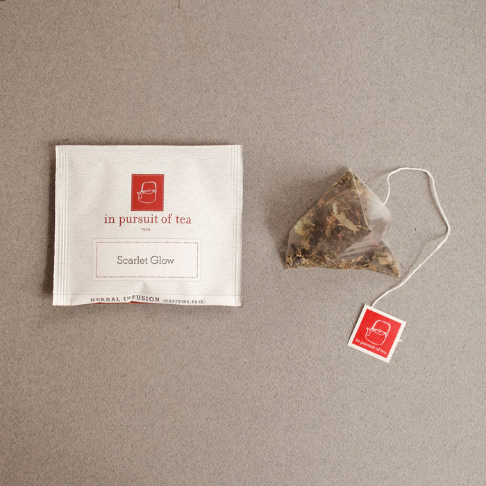 Scarlet Glow Teabags envelope