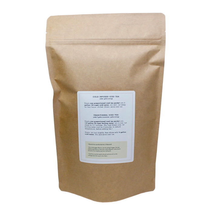 Iced Tea Packets retail bag back