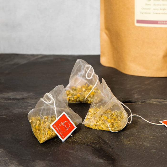 Chamomile Loose Leaf Teabags, Naturally Caffeine Free