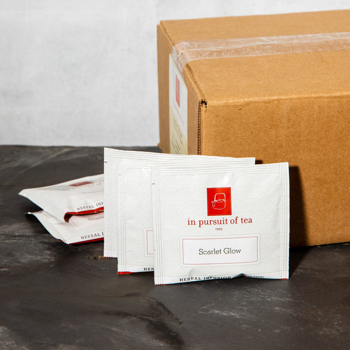 Scarlet Glow Caffeine Free Herbal Tea, Hibiscus and Lemon Verbena