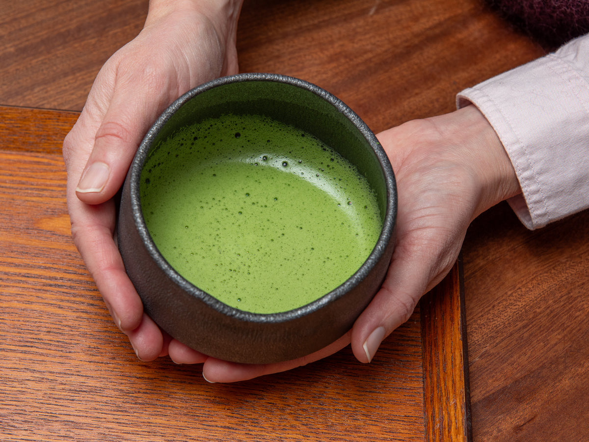 Matcha, green tea powder, usucha