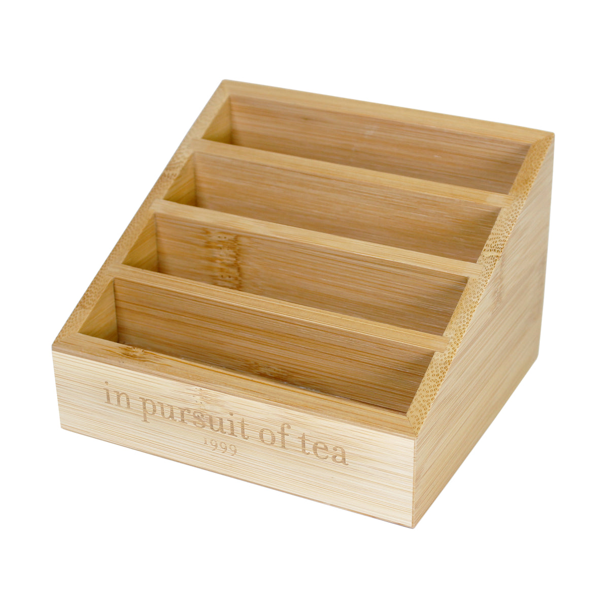 Bamboo Tiered Teabag Display (Wholesale) – In Pursuit of Tea