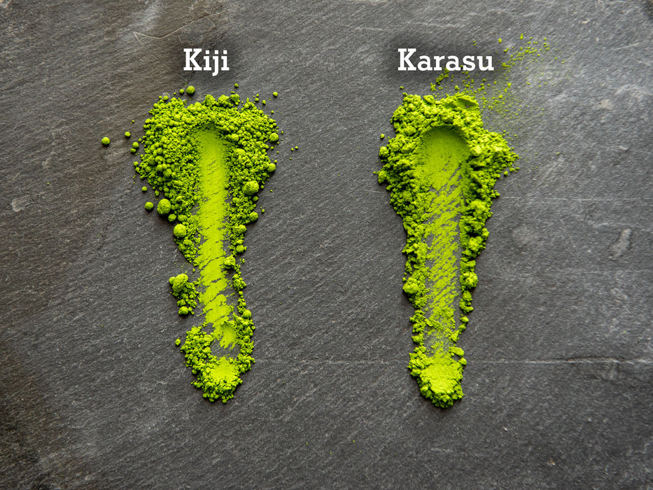 Matcha kiji and karasu