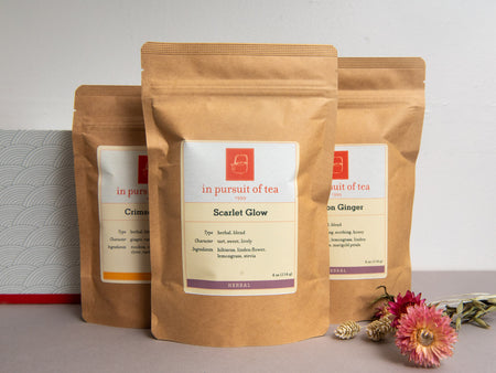 Exotic herbal tea gift set