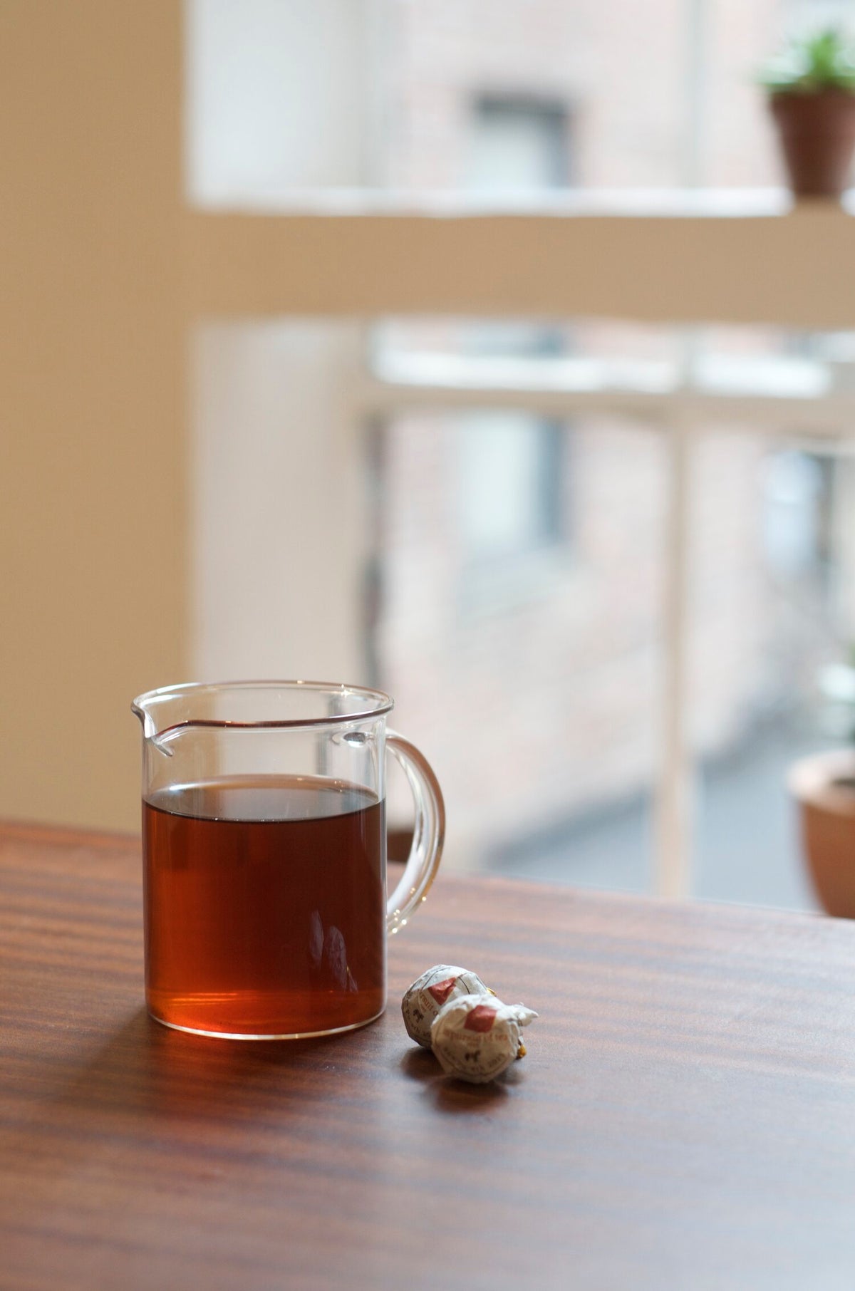 Shu Truffle Pu-erh Tea sample brewing