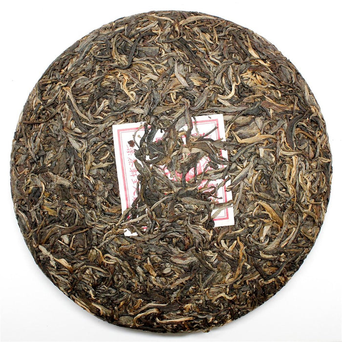 Blessed Forever Daxue Bingcha Pu-erh Tea unwrapped