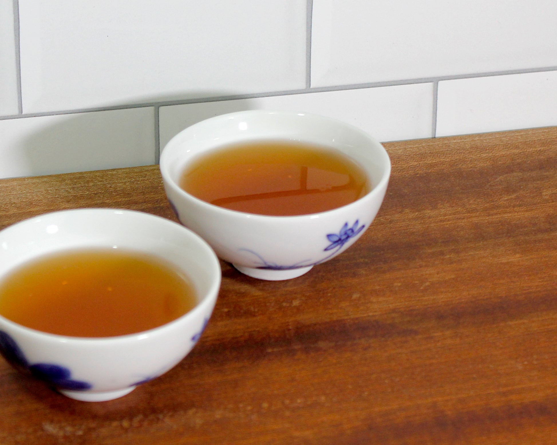 Blue Flower Cups