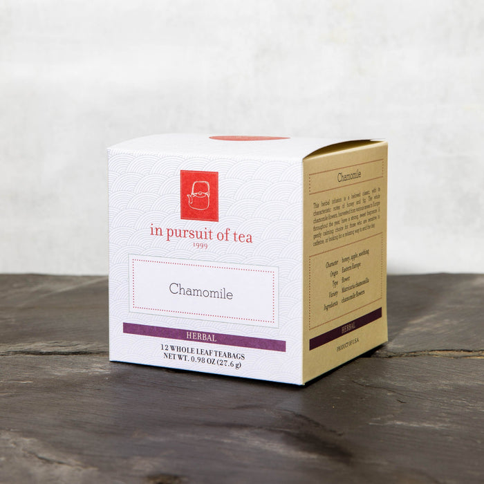 Chamomile Loose Leaf Teabags, Naturally Caffeine Free
