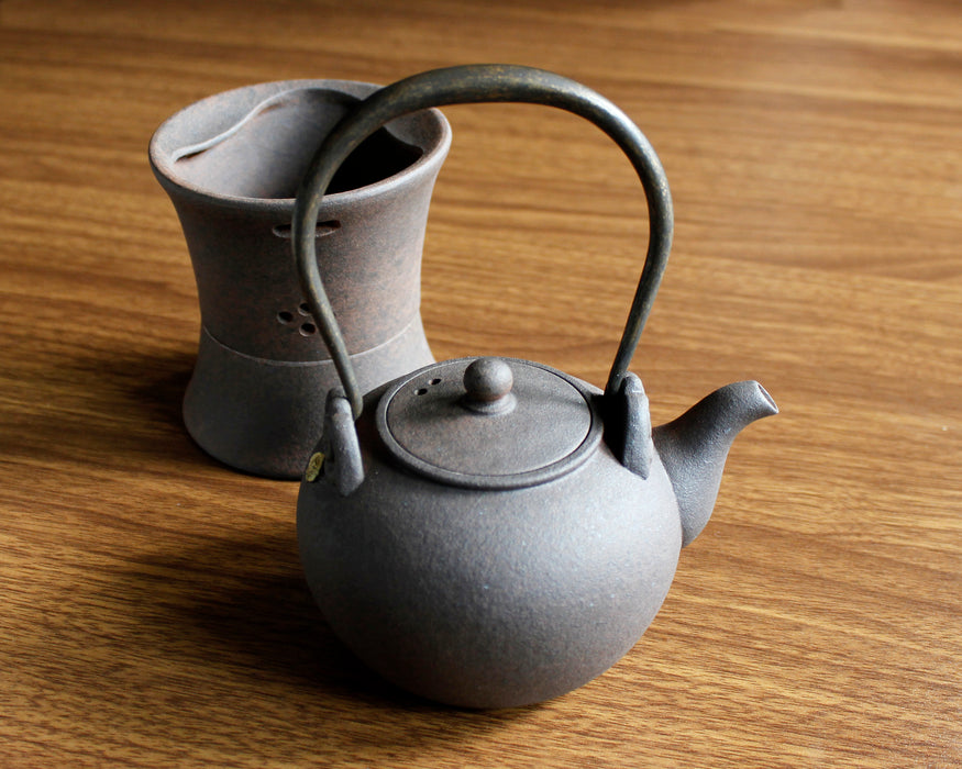 Clay Tea Kettle (8 oz) and Brazier – In Pursuit of Tea