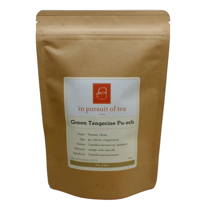 Green Tangerine Pu-erh Tea retai lbag