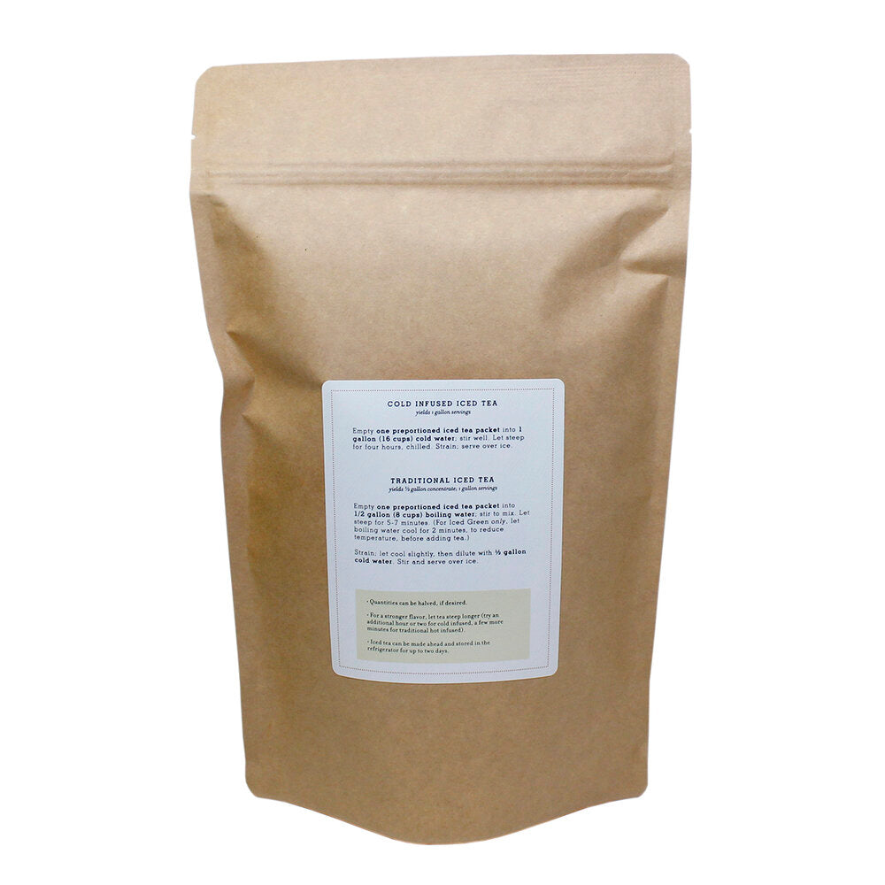 Iced Tea Packets retail bag back