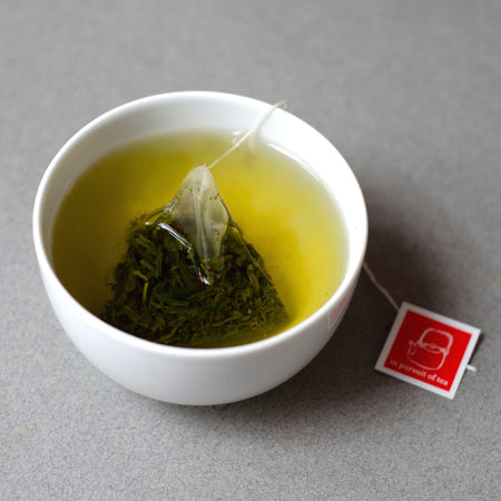 Jade Spring Teabags brewing