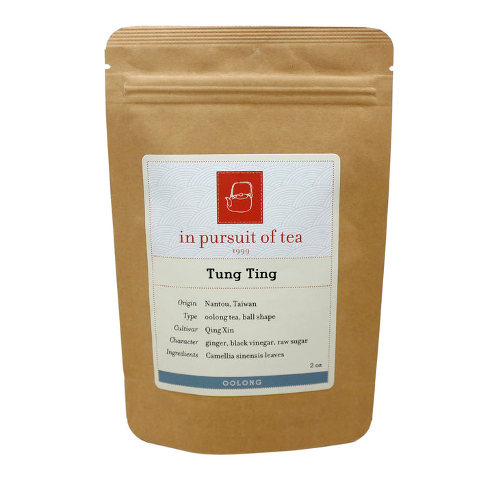 Tung Ting Oolong Tea retail bag
